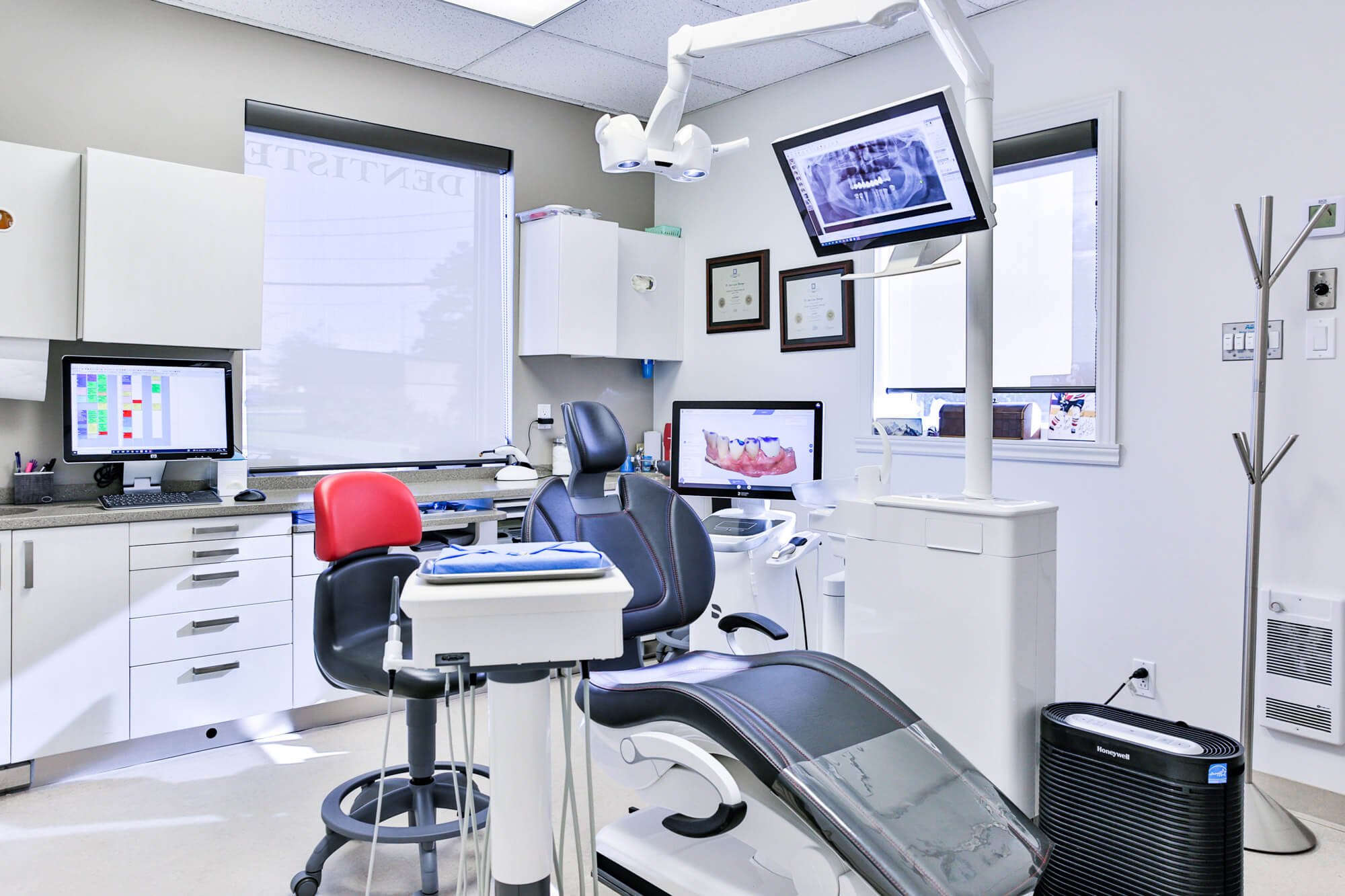 Salle de traitement centre dentaire Jean-Louis Bélanger